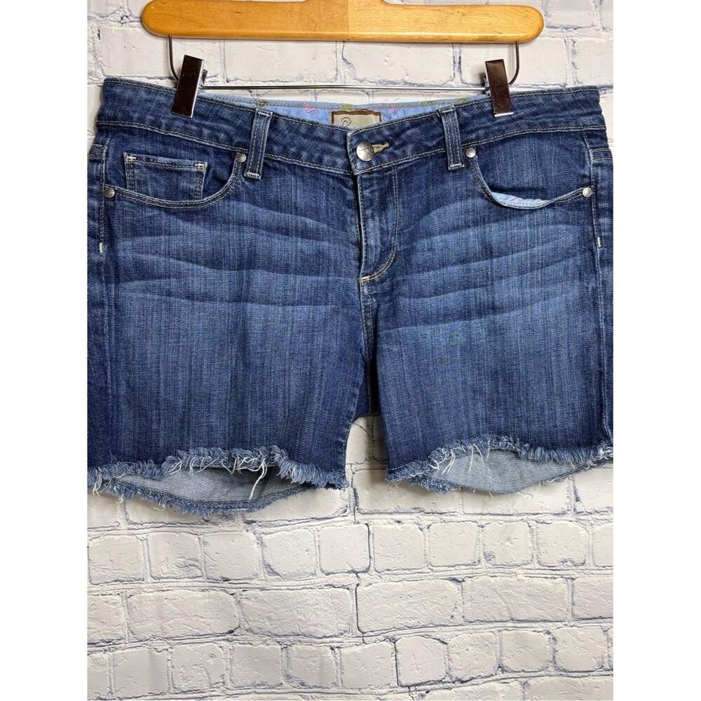 Paige Denim Jimmy Jimmy Y2K Festival Boho Beach Vacation Cutoff Shorts 29